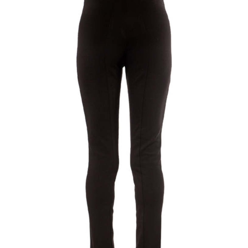 Emerson Fry Black Layering Pants with Front Zippers Chic Style SIZE XS NWT - Picture 2 of 2